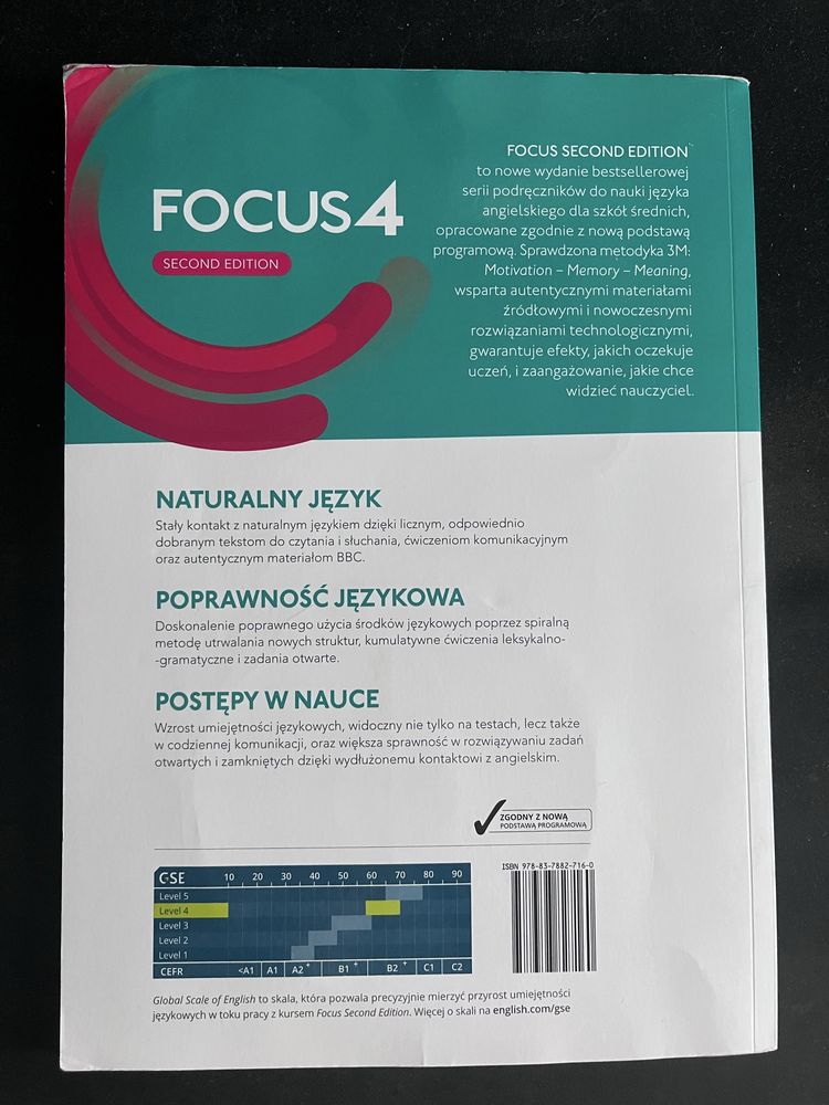 Podrecznik dla liceów i techników Focus 4 b2/b2+
