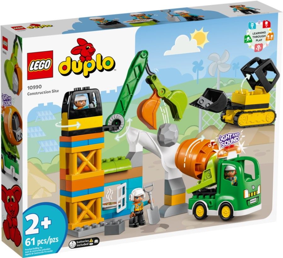 Конструктор LEGO DUPLO Town Будівельний майданчик (10990)
