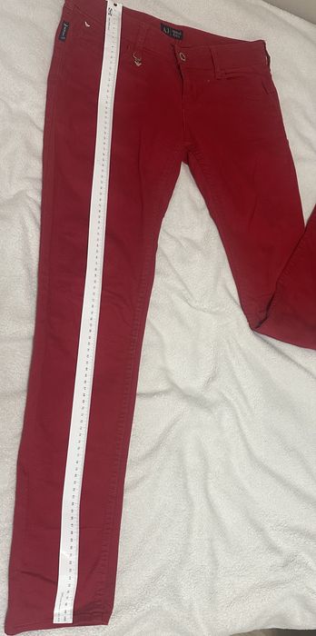 Spodnie Armani Jeans czerwone