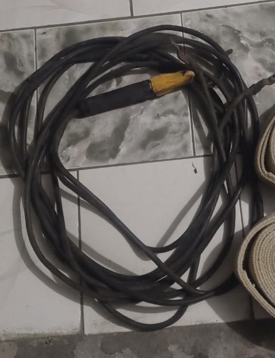 Kable spawalnicze 6m zestaw przewody elektroda