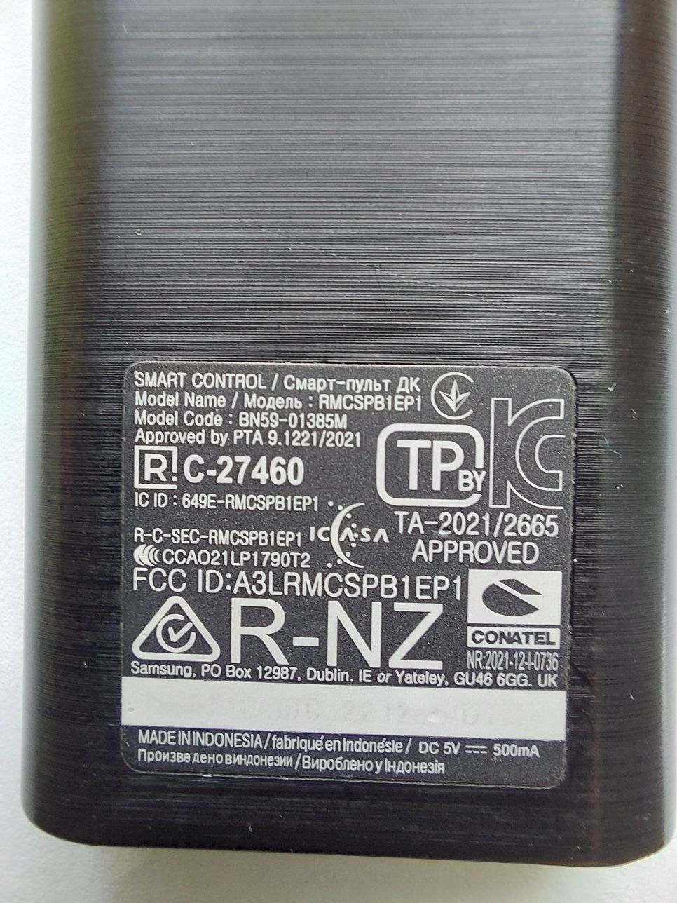 Pilot Samsung solarny BN59 - 01385M oryginalny. Bluetooth.