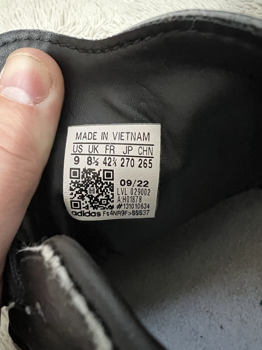 ADIDAS SAMBA Vegan (42) 27см мужские кеды кроссовки оригинал кожаные