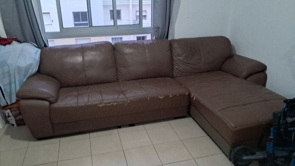 Sofá Castanho Pele
