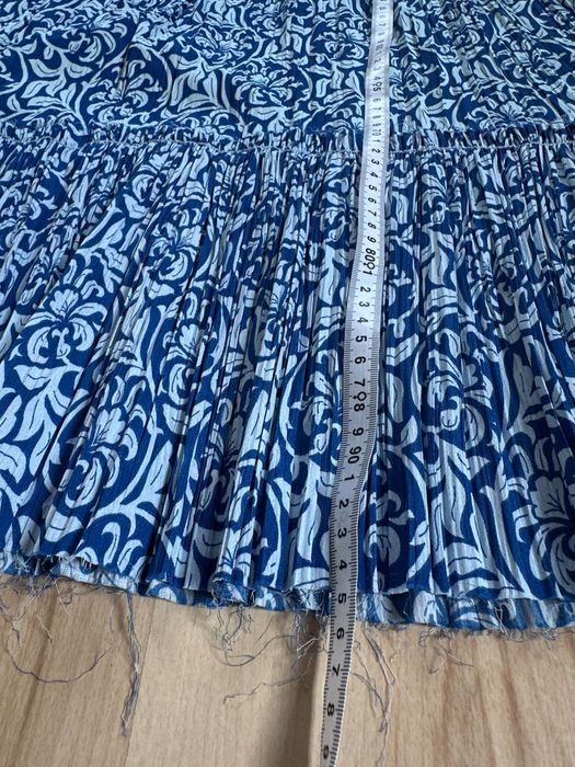 ZARA spodnica boho letnia maxi niebieska