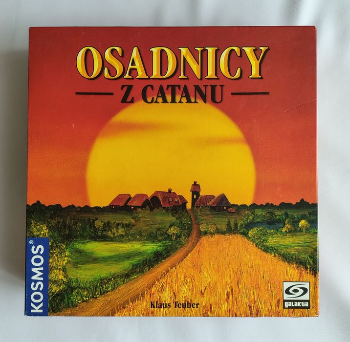 Drewniana wersja Osadnicy z Catanu (Catan), żetony w wypraskach
