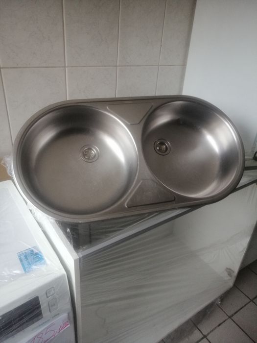 Banca dueto oval inox