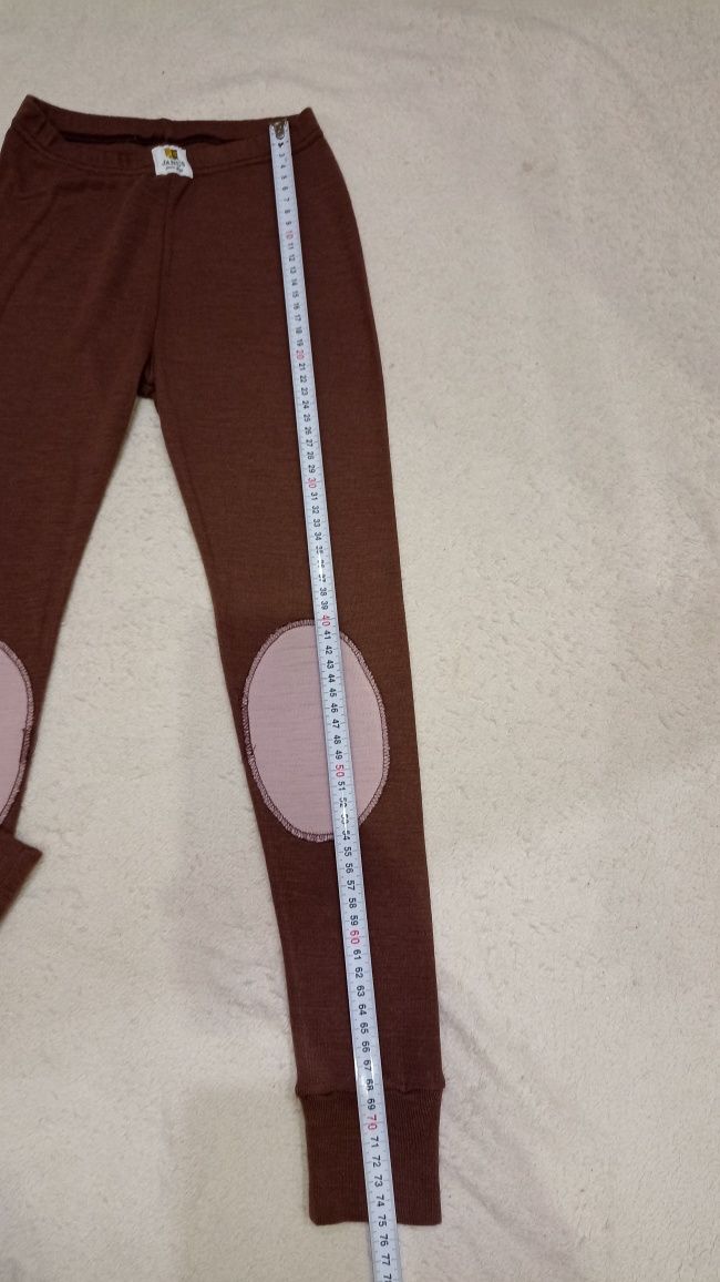 Getry legginsy wełniane, Merino wool wełna, Janus 128