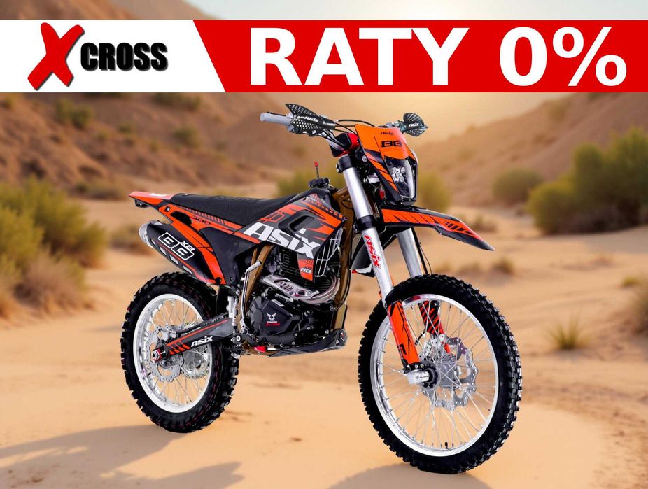 Cross Asix XB88 250 / 300 21/18" Licznik regulowane amory Raty Dostawa