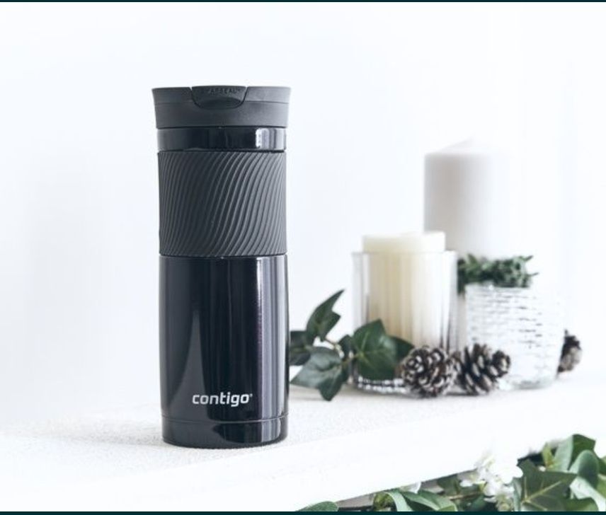 Термокружка Contigo Byron Snap Seal Gunmetal 590мл (SSH1SSH00B01)