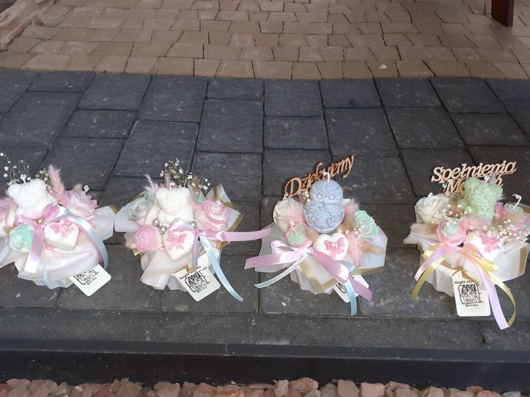Bukiet ze świec sojowych / candle box