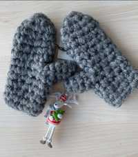 Rękawiczki zimowe Handmade Knitkina