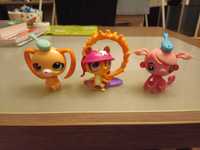 Zestaw Littlest pet shop plus zawieszka plus walizka