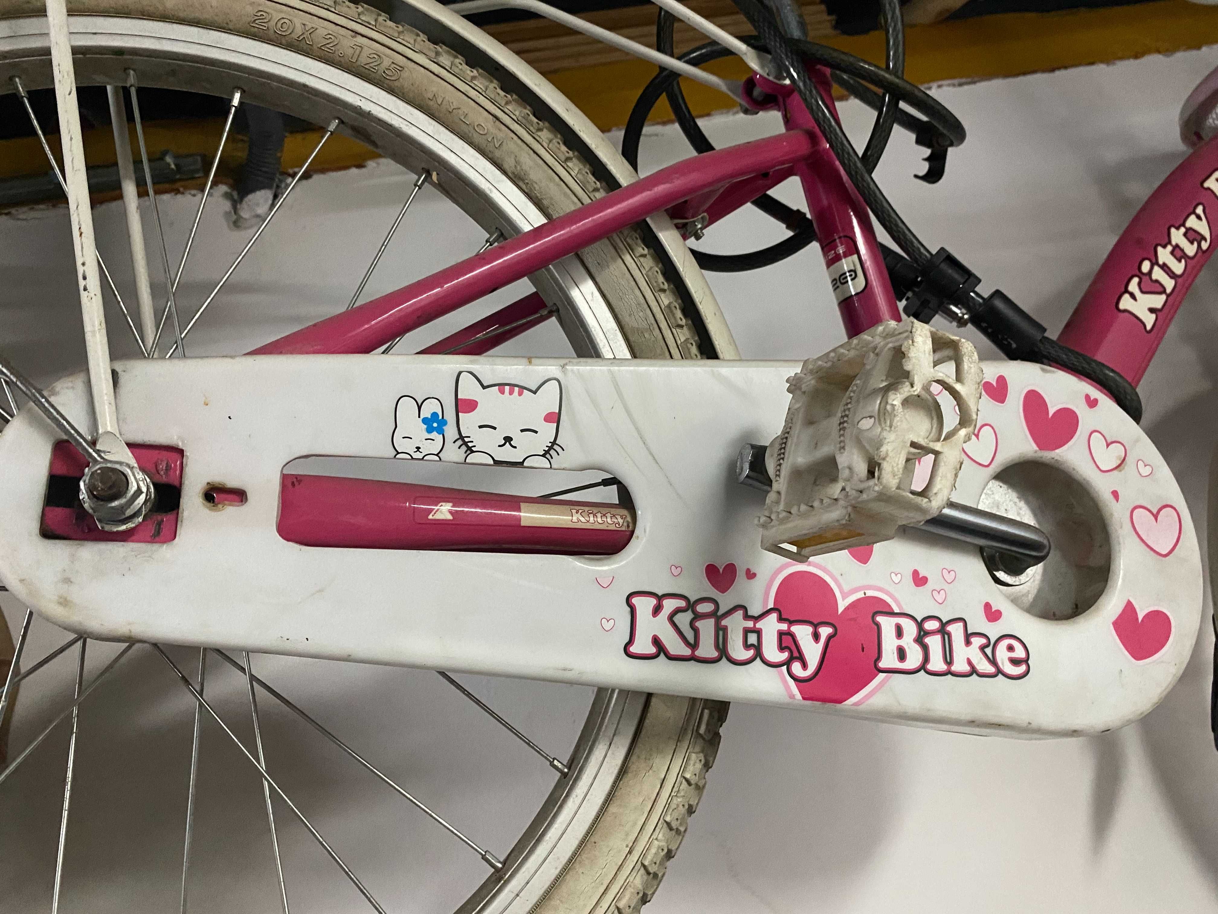 rowerek dziecięcy, dziewczęcy kitty bike