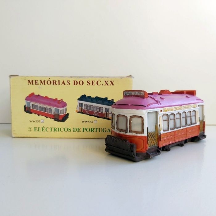 Companhia de Carris de Ferro de Lisboa: Réplica em resina de eléctrico