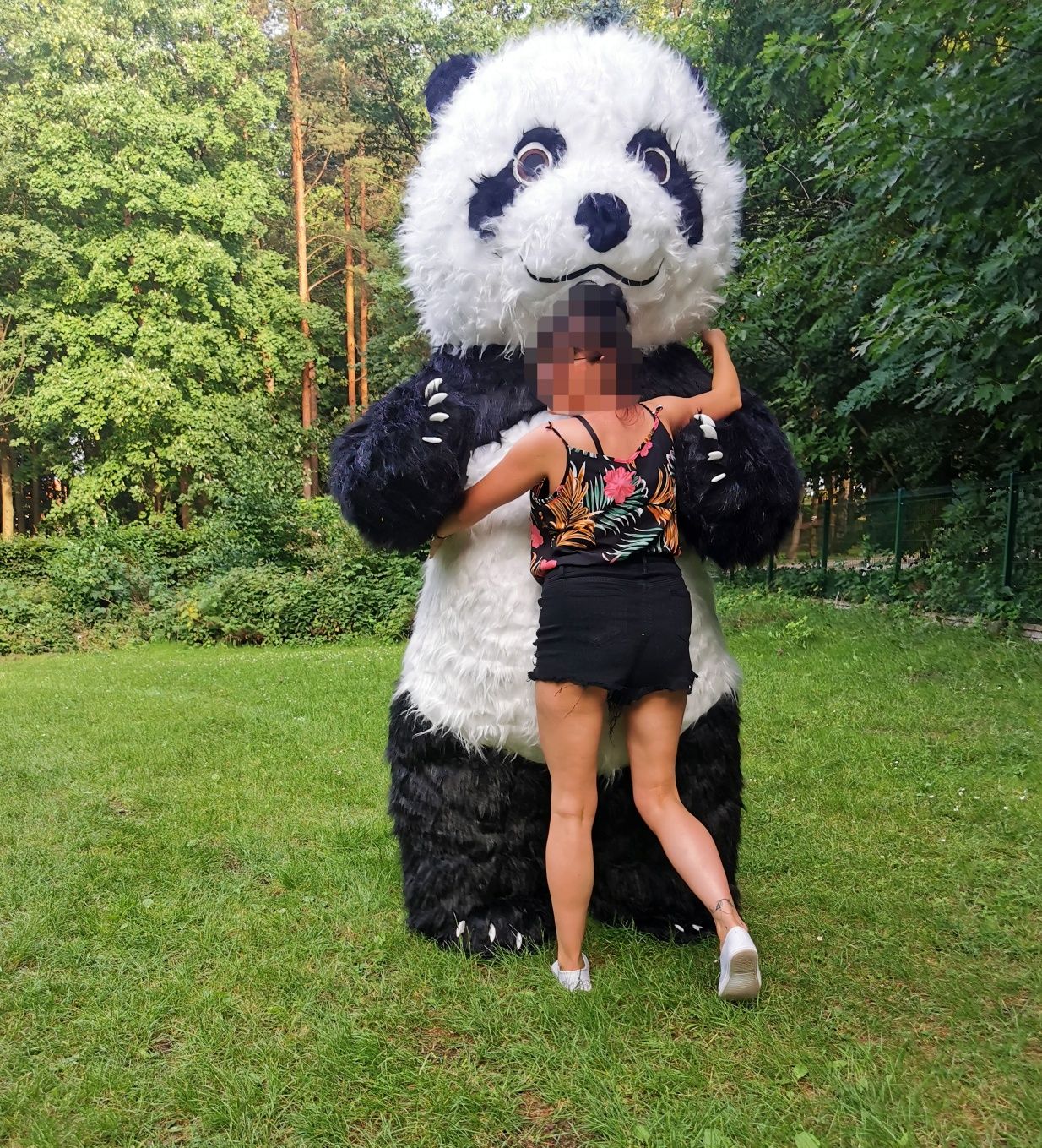 Miś Panda 2.6m na imprezie, festyny, wesela. Strój przebranie