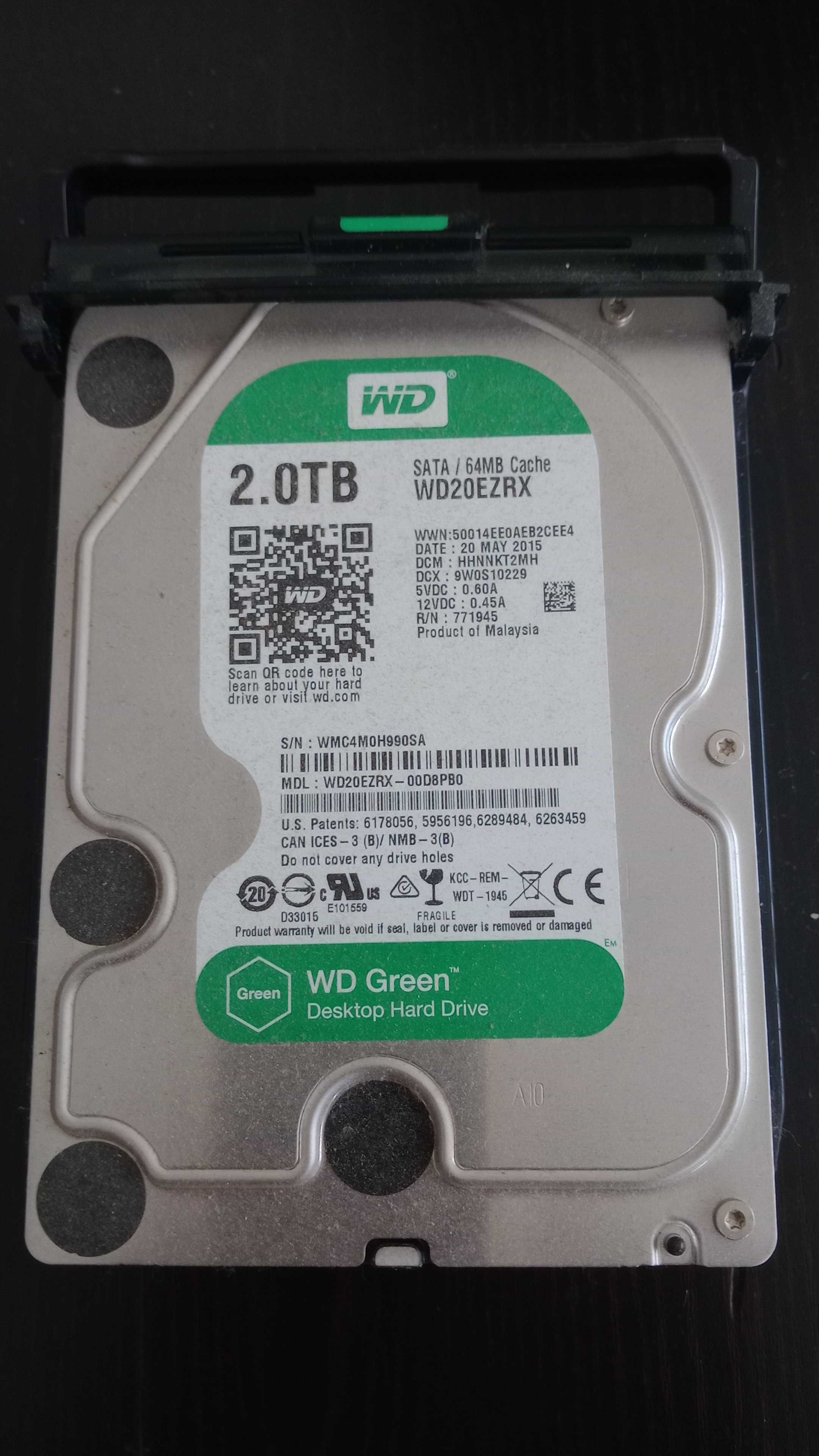 Disco interno HDD Western Digital 2TB SATA 3