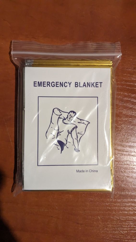 Термоковдра рятувальна / Emergency blanket 240*150 см