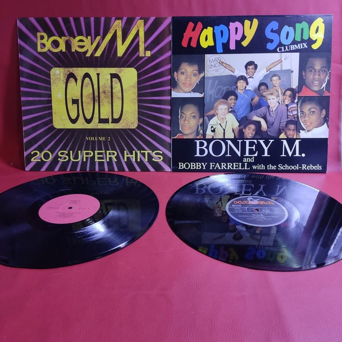 Boney M - Вінілові платівки.Альбоми,хіти.1976/77/78/79/80/81/84/86/93