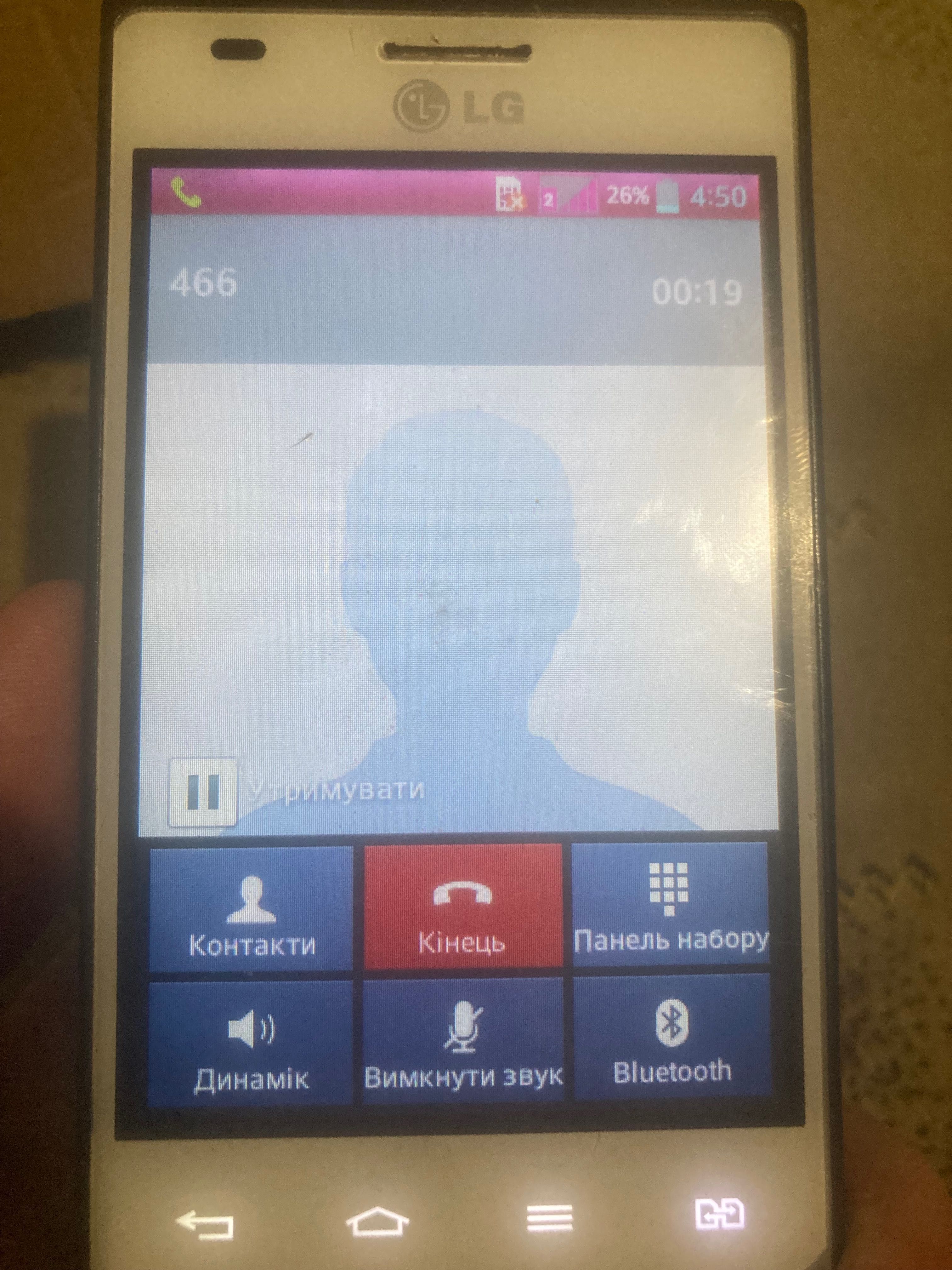 LG Optimus E615, дві сім.