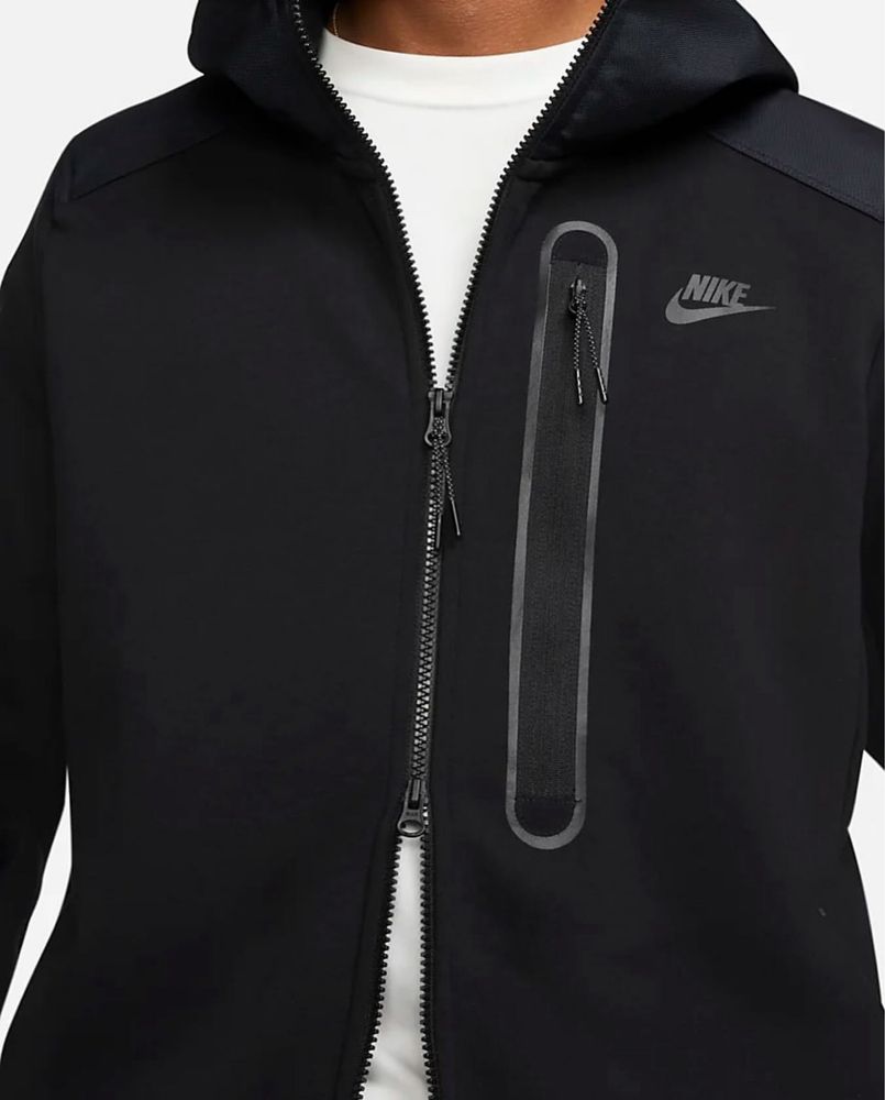 худі Nike Men Tech Fleece Overlay Full Zip Hoodie DR6165-010