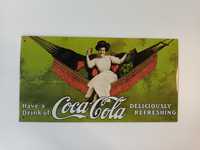 Placa metálica decorativa Coca-Cola