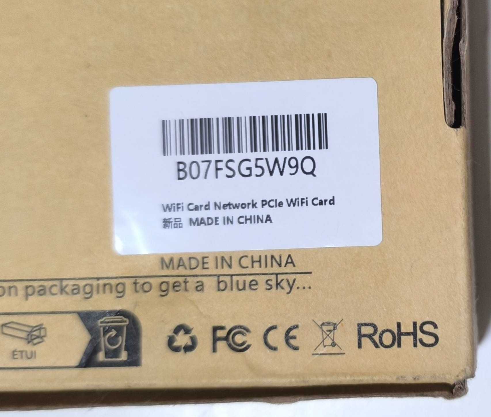 Плата бездротового з’єднання Ubit Wireless AC/WIE 7265 BT4.2 Wi-Fi