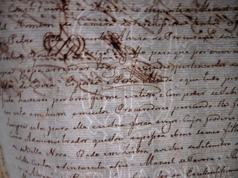 Documento Manuscrito Herdade do Mortal  Ano 1804