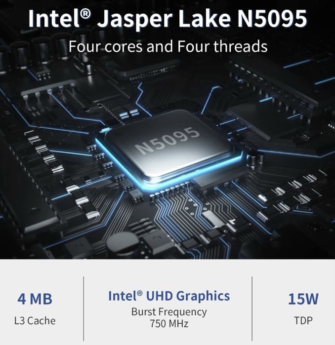 Настольный мини-ПК Benss Mini PC, версия 8/128 ГБ + 2 tb.