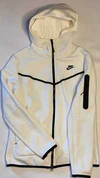Спортивна ZIP кофта Nike Tech Fleece White Білий Колір, Зіпка. S-M