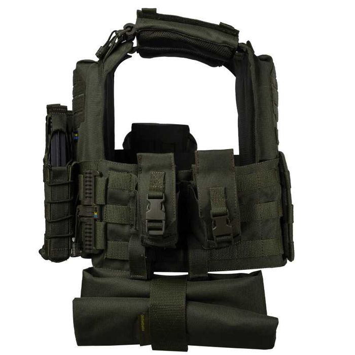 Плитоноска Ares (Warmor) Gen. 2 MAX с набором подсумков. Олива.