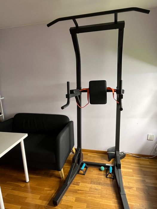 Cadeira Romana de Musculação Training Station 900 / Barra de tração.