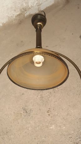 Mosiężna lampa sufitowa