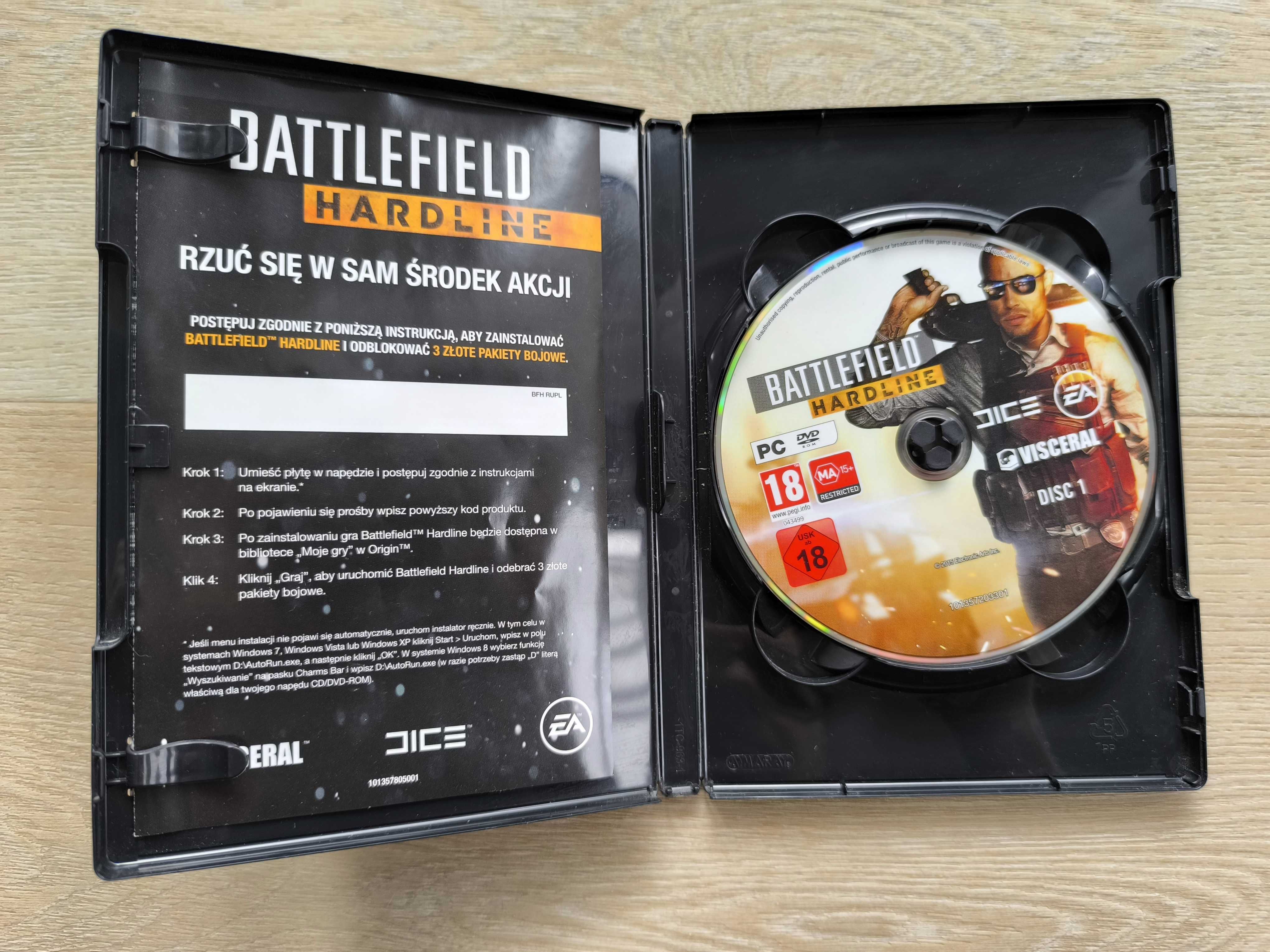 Battlefield Hardline [PC] (POLSKA WERSJA) - Polskie Wydanie - BOX