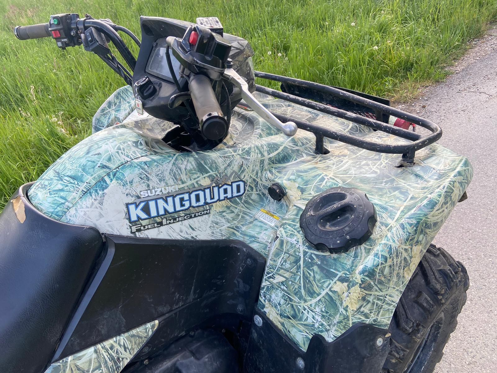 Licznik zegar moduł zapłonowy wiązka instalacja suzuki kingquad 700