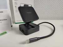 Док-станція для Iphone Ugreen CM801 USB HUB 4в1, PD 100w HDMI 4k 60 hz