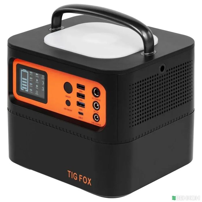 Портативна зарядна станція TIG FOX Portable T500 / 500 Вт / 540 Вт⋅год