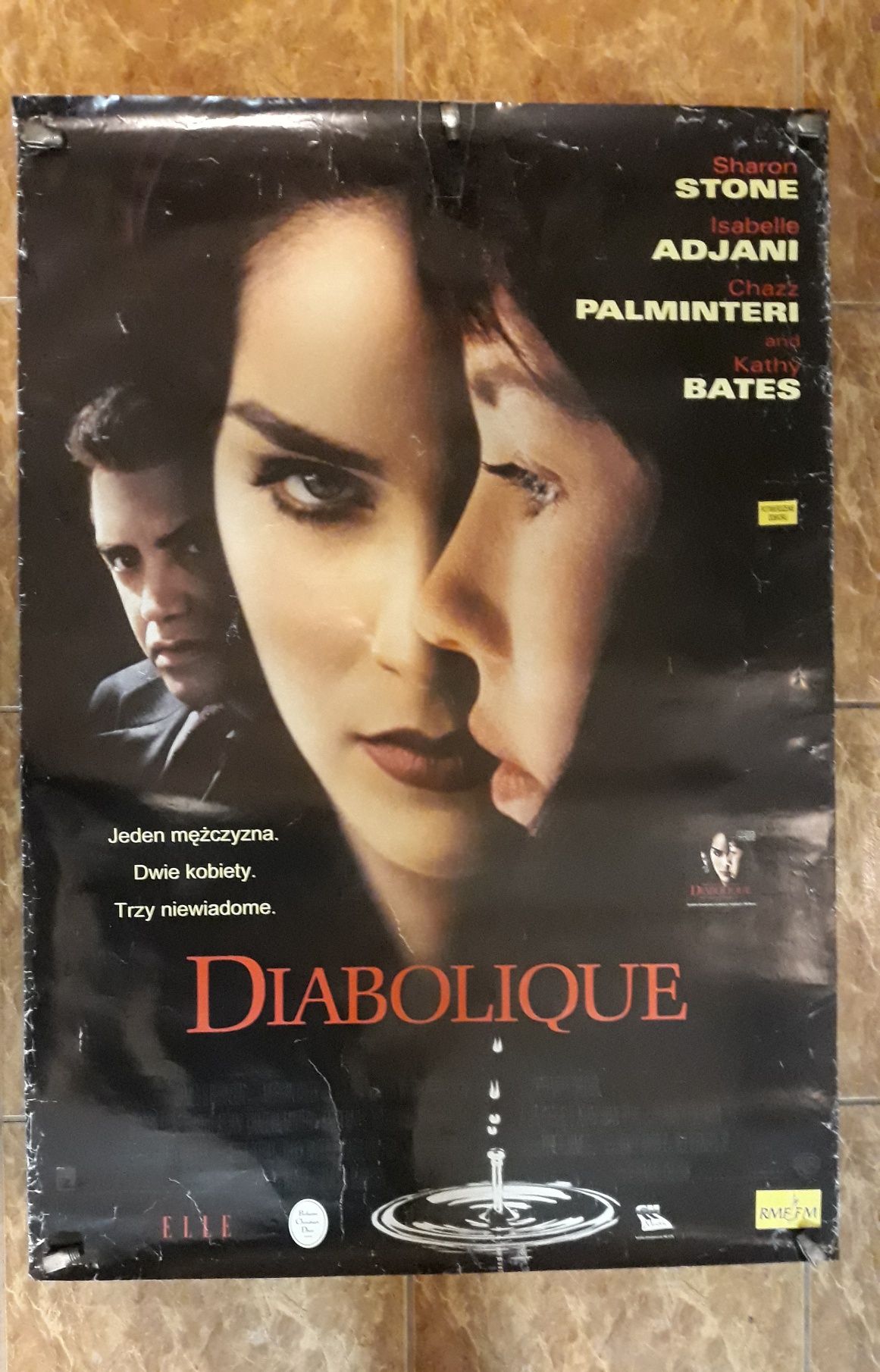 plakat Diabolique Sharon Stone kino PRL thriller