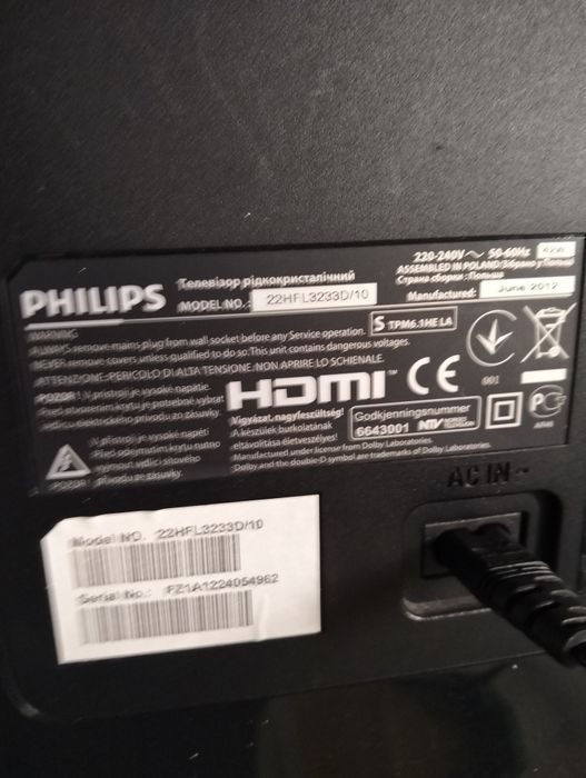 Tv da Philips imagem impecável sem comando