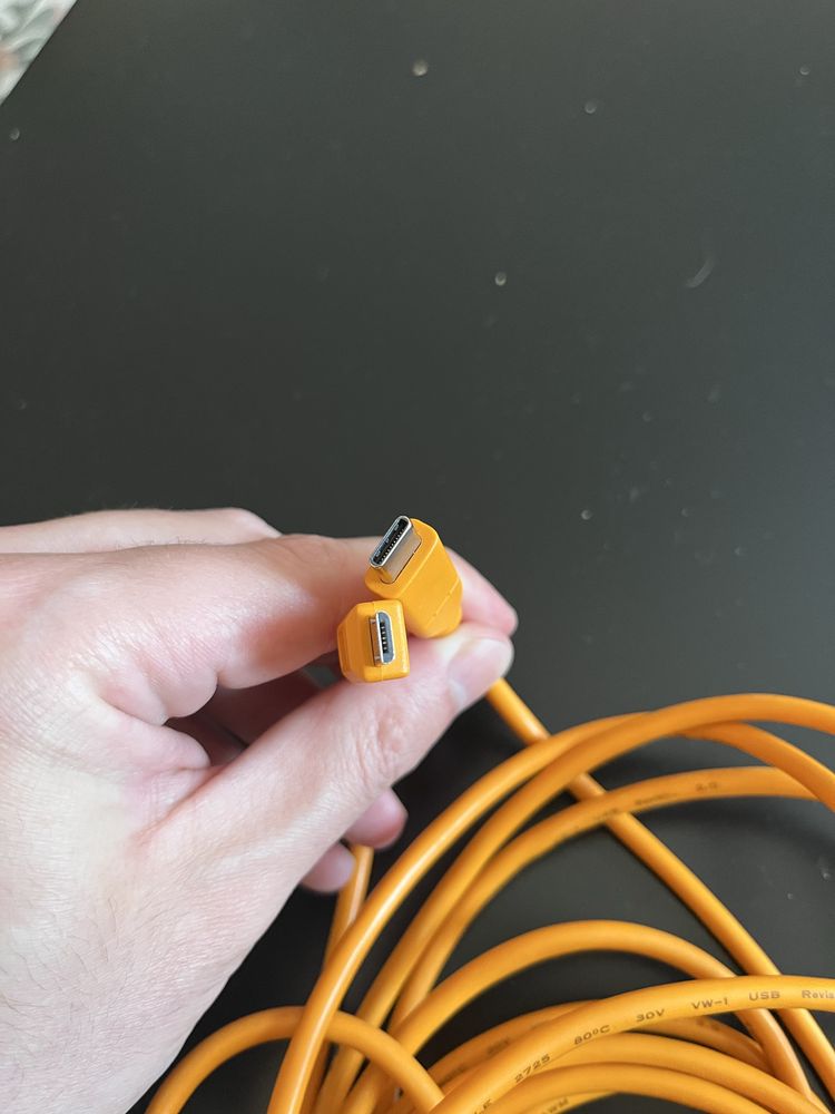 Кабель Tether Tools Tether Pro USB-C to 2.0 Micro-B 5-Pin 4,6м