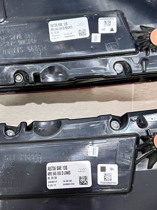 Задние фары Audi Q7 4M