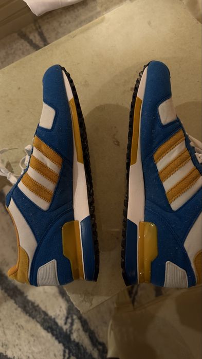 Adidas Originals ZX 700 azul/amarelo – retro runner (bom estado)