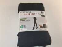 A023 Rajstopy Termiczne Damskie Esmara Thermo 100 Czarne XL 48/50