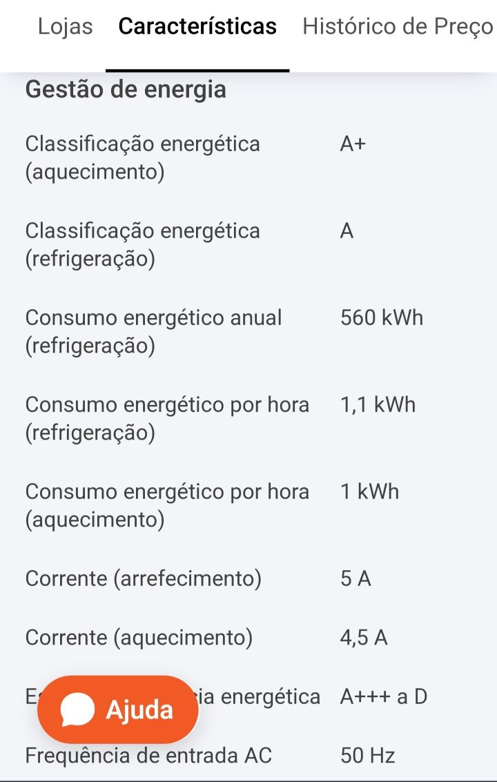 Ar condicionado portátil Eléctrica