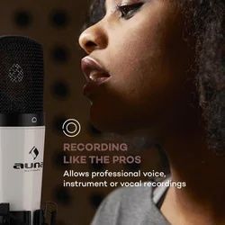 Mikrofon Pojemnościowy MIC-920 USB AUNA PRO biały - NOWY GWARANCJA !