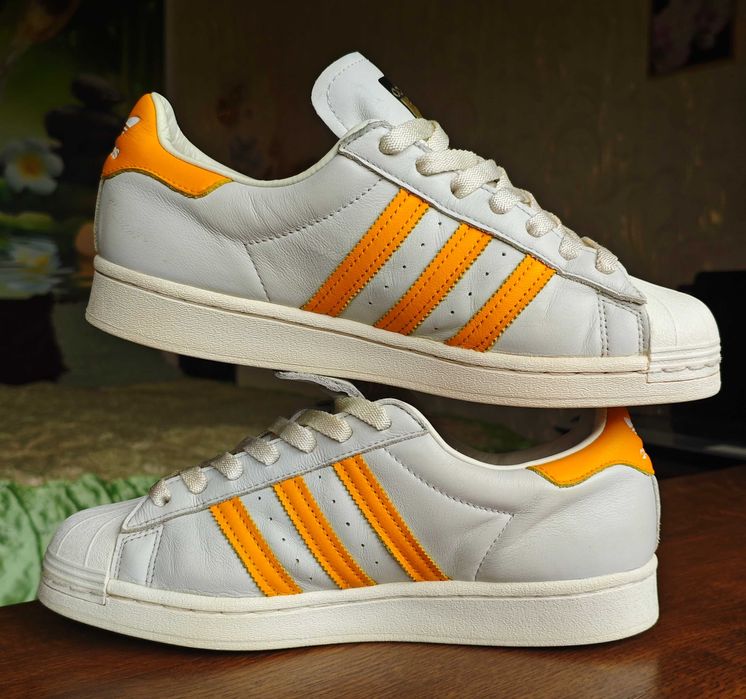 Adidas Originals Superstar "Off White Collegiate Gold" 40.5 рр 25.5 см