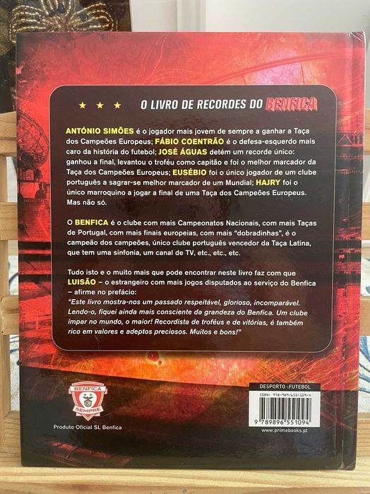 O Livro dos Recordes do Benfica - Luís Miguel Pereira
