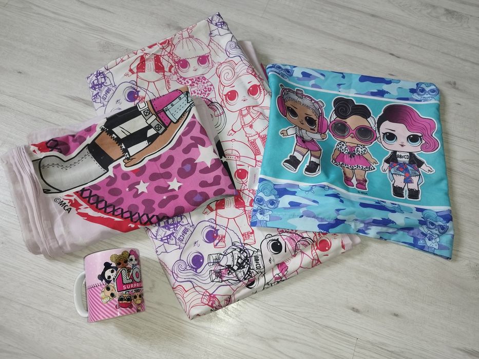 Zestaw pościeli, kubek LOL