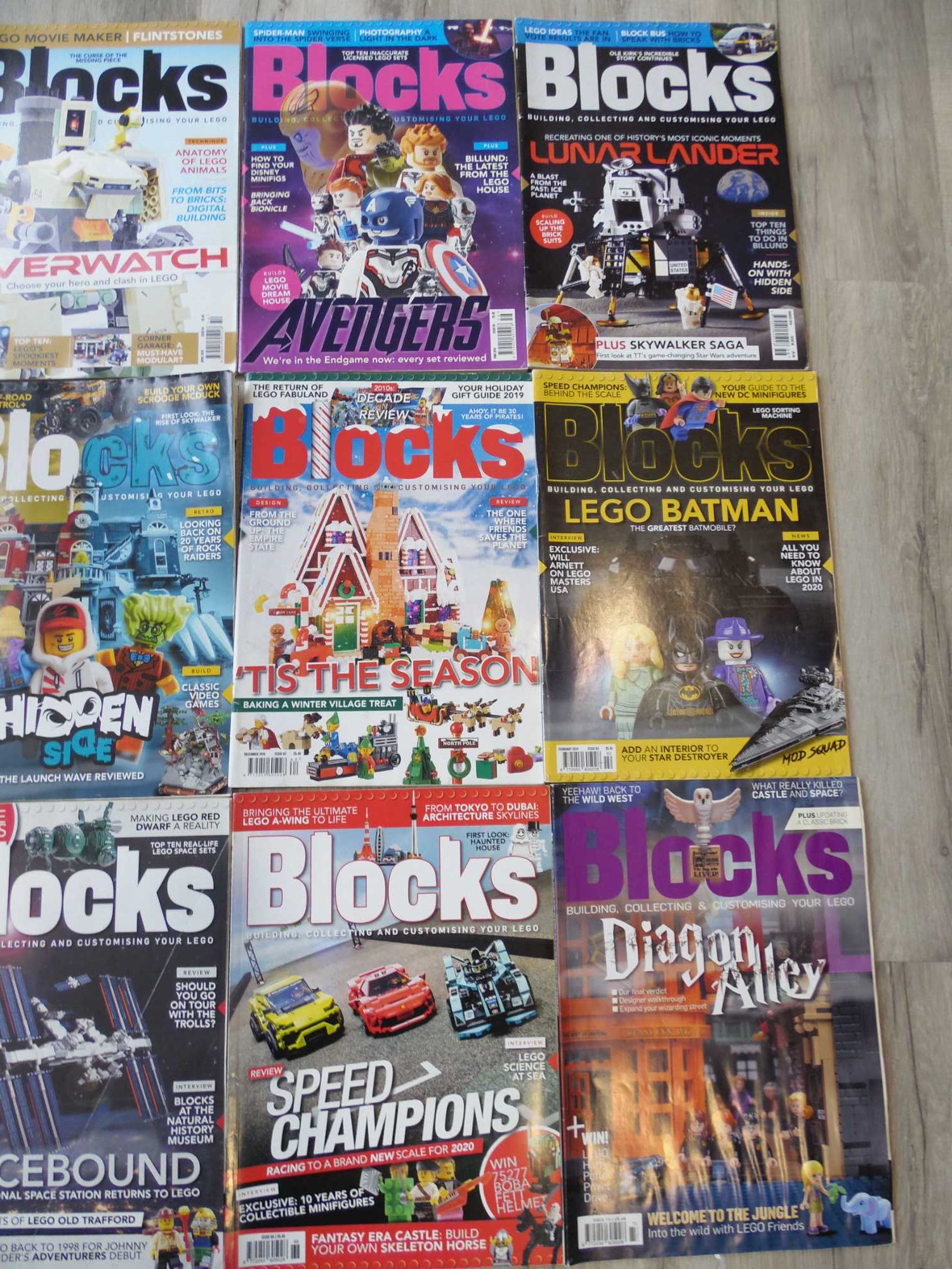 Revistas Blocks da LEGO