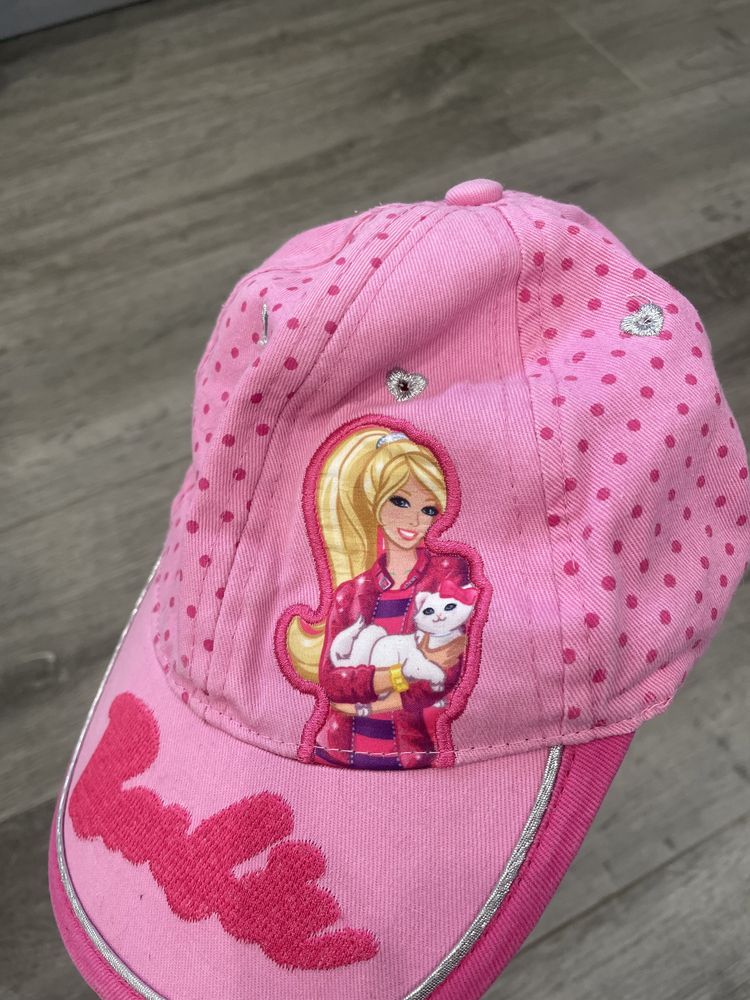 Barbie czapka z daszkiem 54 różowa