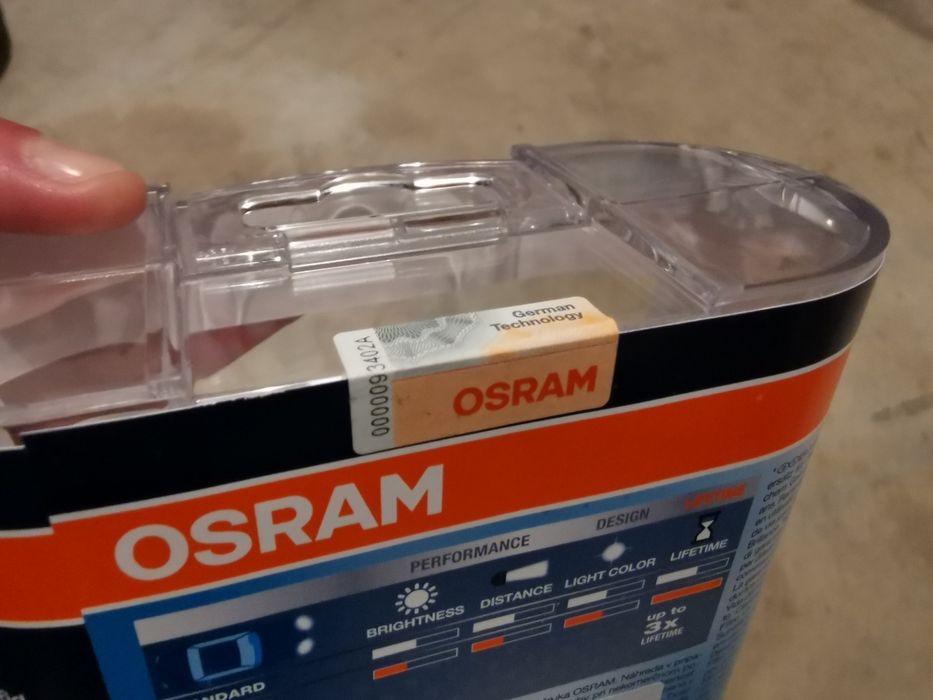 Lâmpadas OSRAM ultralife H7